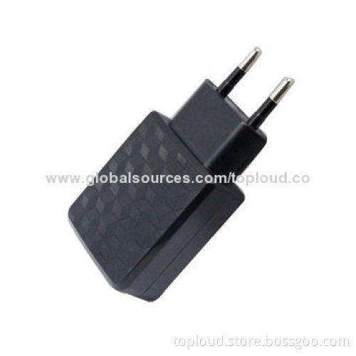 1A Phone Charger with Single USB, 5V/1A OutputNew